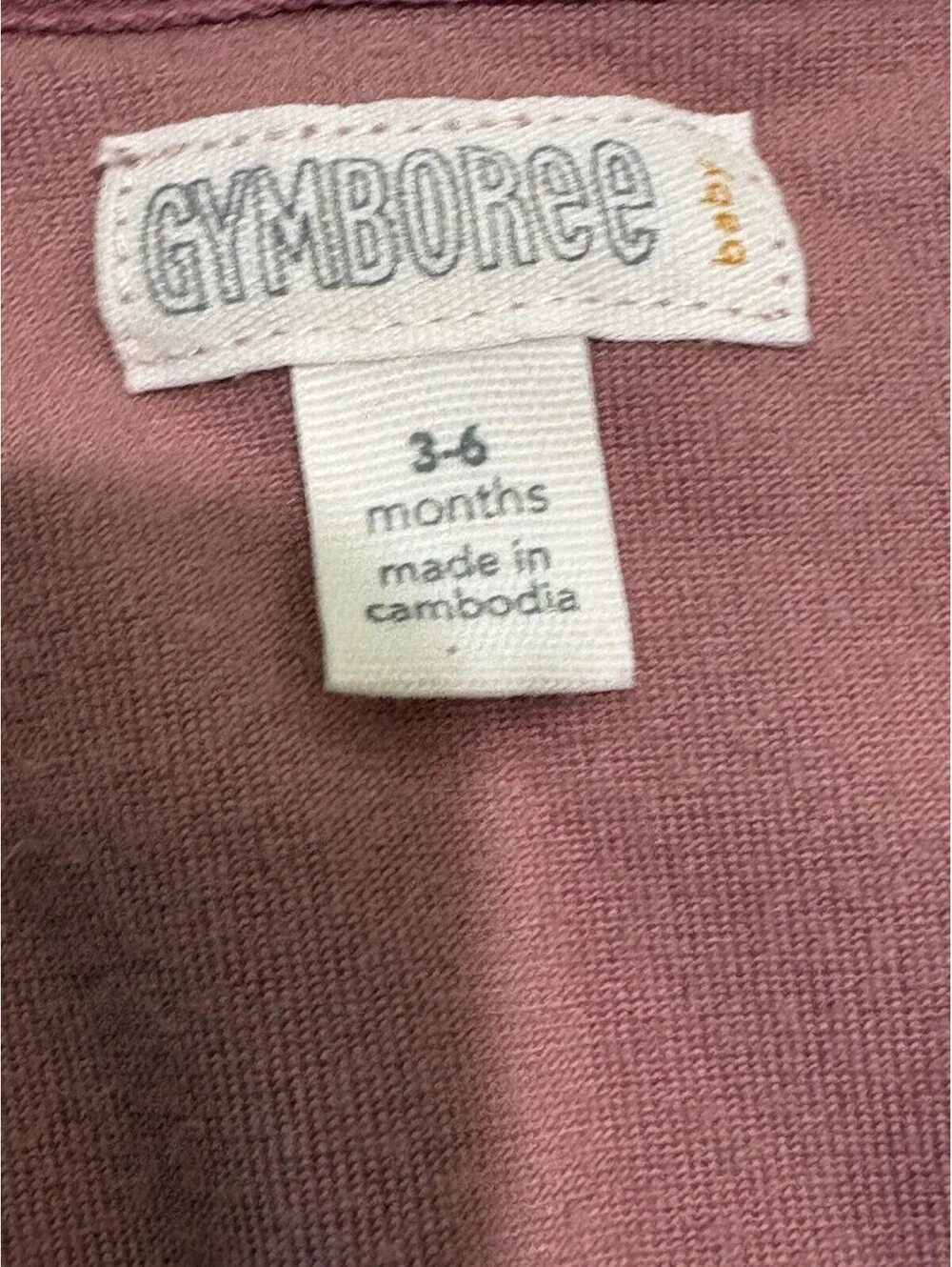 Gymboree Girls 3pc Pink Velour Zip Jacket Pants Rainbow Bodysuit 3-6M